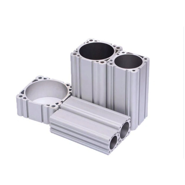 Dimensión modificada para requisitos particulares perfil de aluminio de la perforación del cilindro anodizado