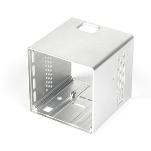 Aluminio anodizado personalizado Ancho adicional Forma cuadrada de extrusión de gabinete