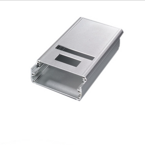 Perfil de extrusión de aluminio anodizado plateado para caja de perforación personalizada